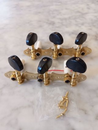 Clavijeros Guitarra Clásica Dorados