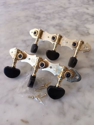 Clavijeros Guitarra Clásica Dorados