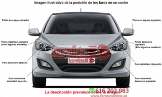 Faro Antiniebla Izquierdo VOLKSWAGEN PASSAT CC añ