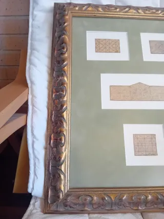 Cuadro con Marco Madera Tallada