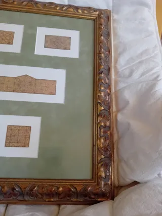 Cuadro con Marco Madera Tallada