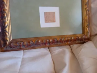 Cuadro con Marco Madera Tallada