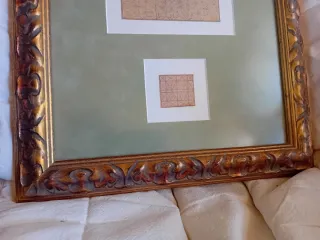 Cuadro con Marco Madera Tallada