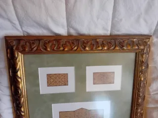 Cuadro con Marco Madera Tallada