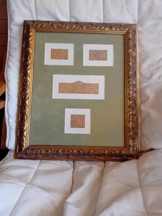 Cuadro con Marco Madera Tallada