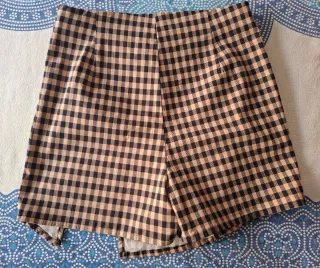 Falda pantalón cuadros Talla 40