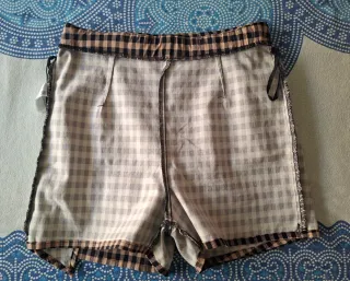 Falda pantalón cuadros Talla 40