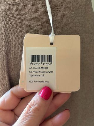 Pantaloni Liu Jo maglia lurex tg S