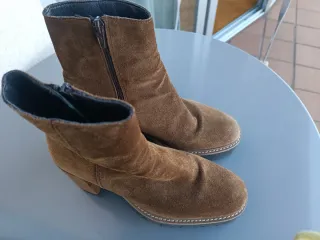 Botines marrón serraje marca Alpe, poco usados est