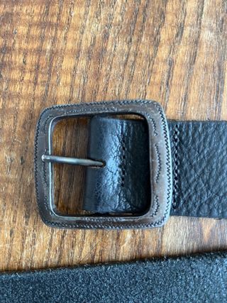 Cinturón Replay Cuero Marrón Oscuro 90cm