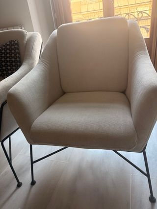 Butaca Kave Home Tela Negra