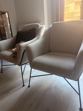 Butaca Kave Home Tela Negra