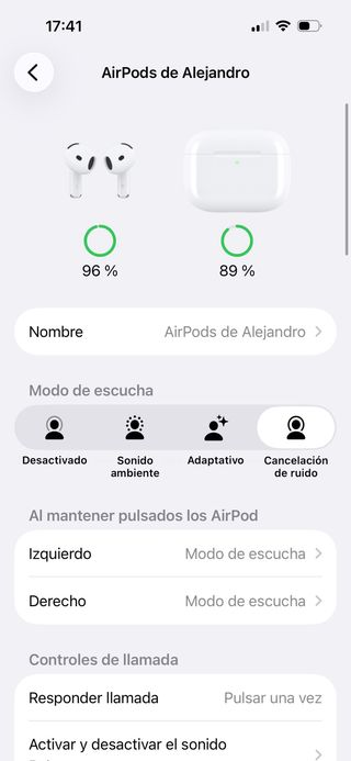 Airpods 4 Cancelación de Ruido