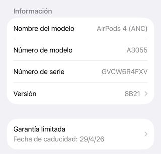 Airpods 4 Cancelación de Ruido