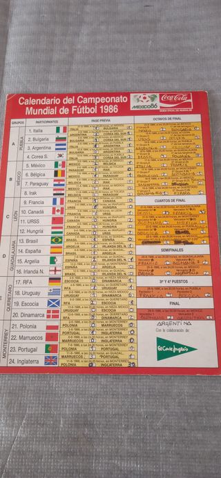 Cromos Futbol México 86 Panini