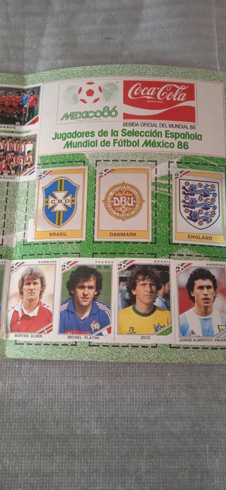Cromos Futbol México 86 Panini