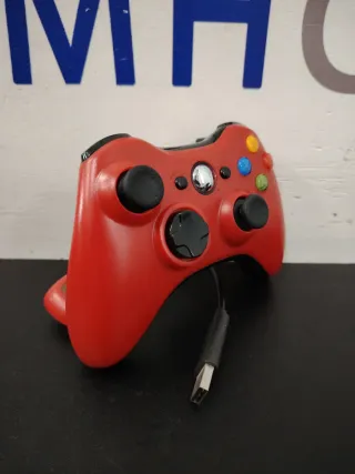 Mando PC Xbox 360 Rojo Inalámbrico