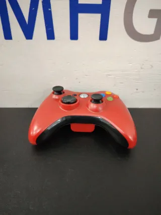 Mando PC Xbox 360 Rojo Inalámbrico