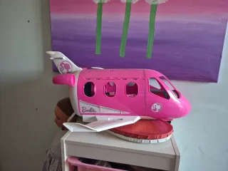 Avión Barbie Rosa