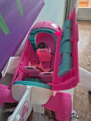 Avión Barbie Rosa