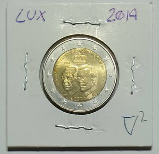 Moneda 2€ Luxemburgo 2014 Coronación