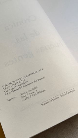 Crónica de las buenas gentes