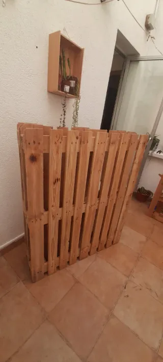 Palet doble 100x120 cm - Deco/Jardín BARATO