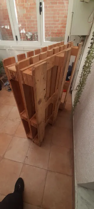 Palet doble 100x120 cm - Deco/Jardín BARATO