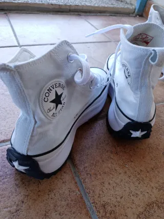 Converse Chuck Taylor Plataforma Blancas