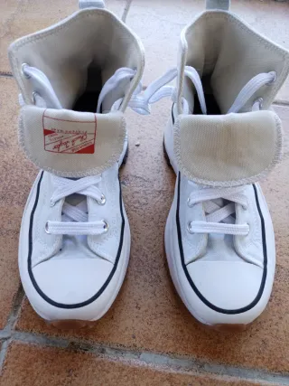 Converse Chuck Taylor Plataforma Blancas