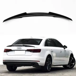 Aleron spoiler trasero para Audi A4 B9 Sedan Negro