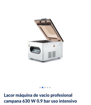 Máquina vacío profesional Lacor campana 630W