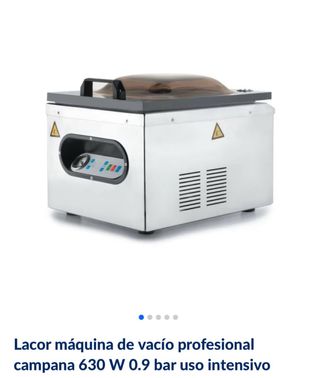 Máquina vacío profesional Lacor campana 630W