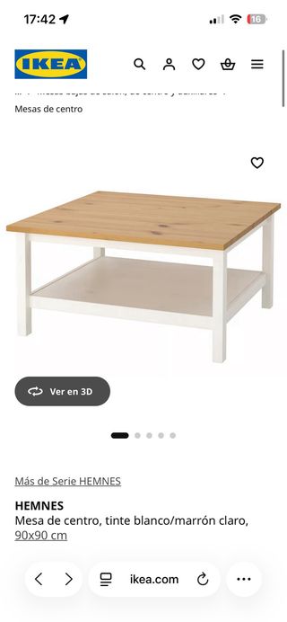 Mesa de sala de IKEA Hemnes