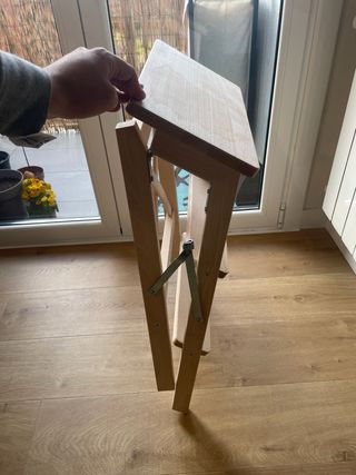 Escalera plegable madera Ikea