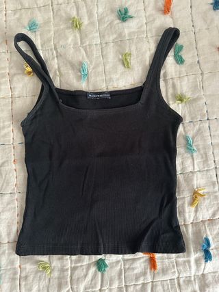 Camiseta negra Brandy Melville talla única