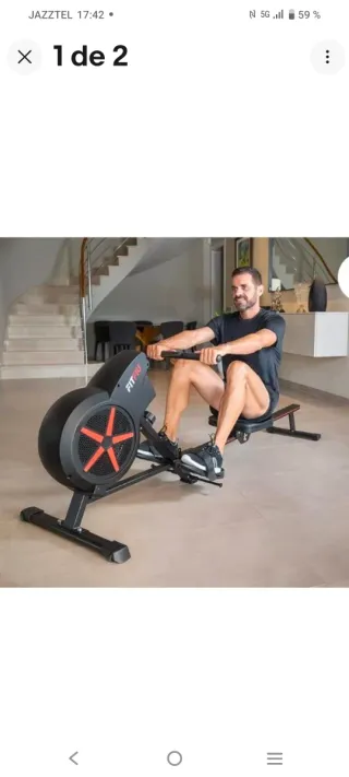 Máquina de remo FIT FIU RA-100