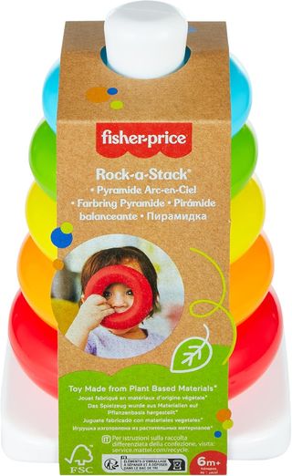 Fisher-Price Pirámide de aros Eco Juguete a base d