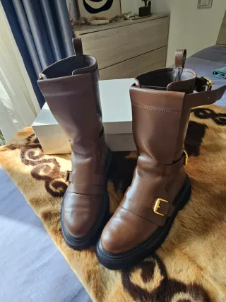 Max Mara Stivali Biker Taglia 37