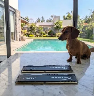 RAM Fury Hyperx 16GB (2×8) 2666MHz DDR4