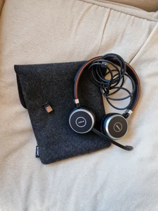 Auriculares Jabra Inalámbricos Negro/Naranja