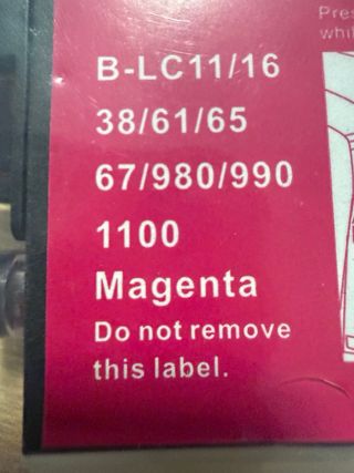 Cartucho Tinta Brother Magenta LC11/16