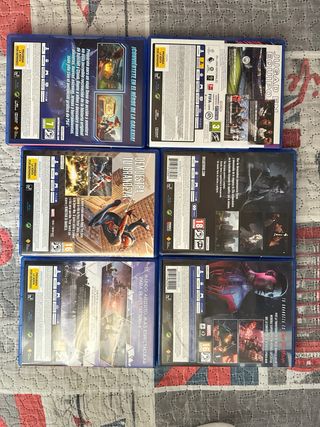Lote 6 Juegos PS4: FIFA 21, Spider-Man, Horizon
