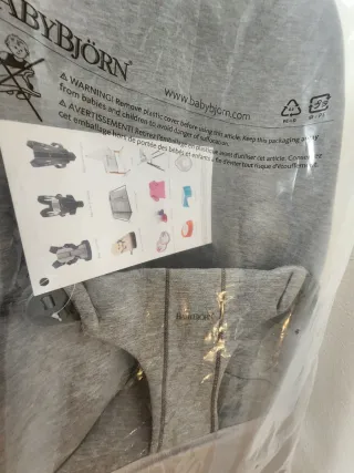 Hamaca BabyBjörn Jersey Gris Jazpeado