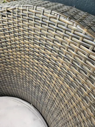 Set butacones mas mesita jardin Ratan sintetico