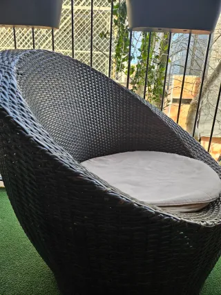 Set butacones mas mesita jardin Ratan sintetico