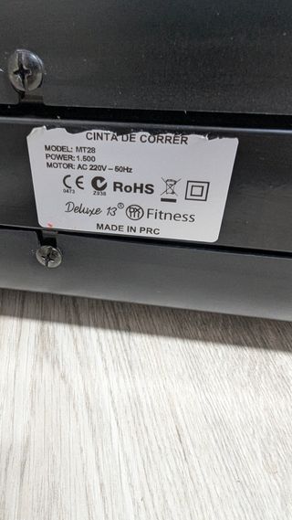 Cinta de Correr Deluxe 13' Fitness soporta 150 kg