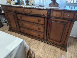 Aparador Vitrina Comedor Madera