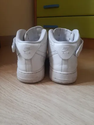 Botas Nike Air Force 1 Blancas Talla 40