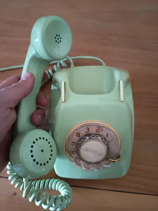 Teléfono Vintage Heraldo CITESA Verde